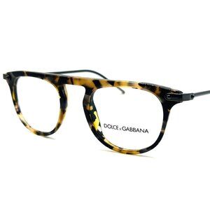 NEW DOLCE & GABBANA DG 3318 3141 Havana Men Frame RX 48mm 20 145